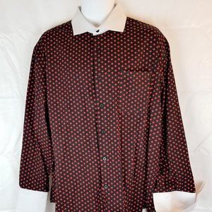 Avanti Uomo Black & Red w/ White French Cuff